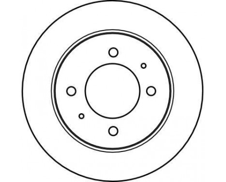 Bromsskiva DF4122 TRW, bild 2