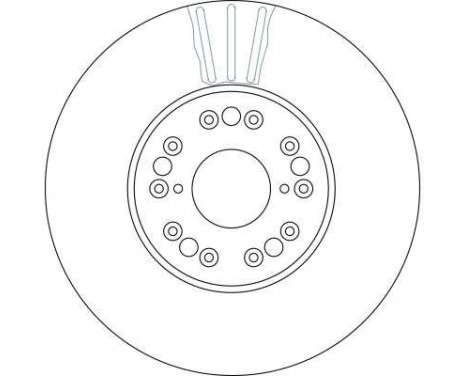 Bromsskiva DF4182S TRW, bild 3