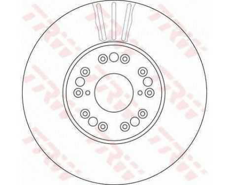 Bromsskiva DF4182S TRW, bild 4