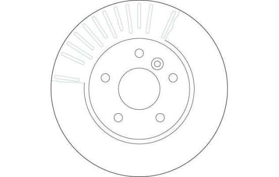 Bromsskiva DF4194S TRW, bild 3