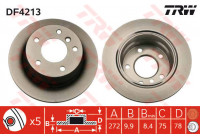 Bromsskiva DF4213 TRW