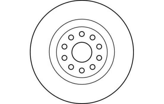 Bromsskiva DF4220 TRW, bild 2