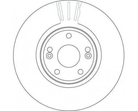 Bromsskiva DF4229S TRW, bild 3