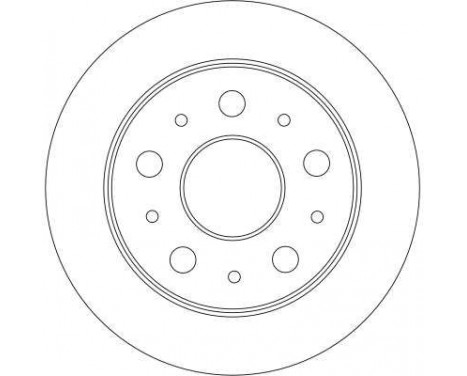 Bromsskiva DF4245 TRW, bild 3