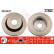 Bromsskiva DF4247 TRW