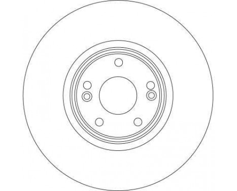 Bromsskiva DF4259S TRW, bild 3