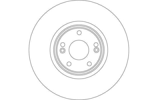 Bromsskiva DF4259S TRW, bild 3