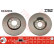 Bromsskiva DF4265S TRW