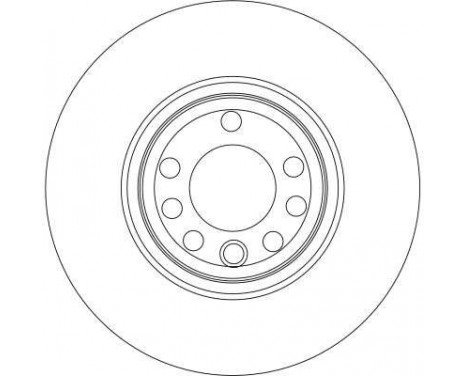 Bromsskiva DF4265S TRW, bild 3