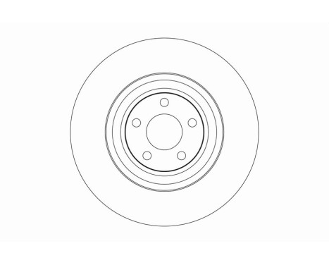 Bromsskiva DF4268S TRW, bild 3