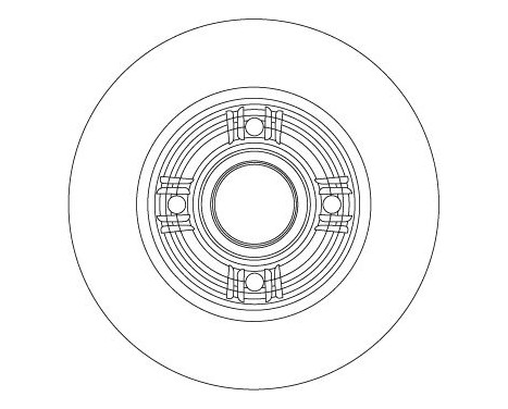 Bromsskiva DF4274S TRW, bild 3