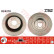 Bromsskiva DF4278 TRW