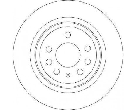 Bromsskiva DF4284 TRW, bild 3