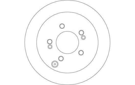 Bromsskiva DF4287 TRW, bild 3