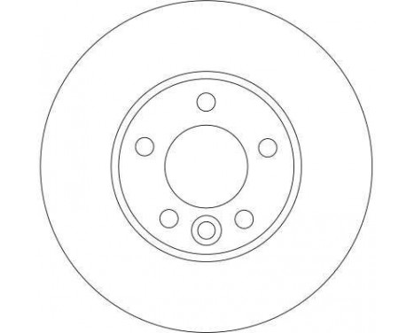 Bromsskiva DF4309S TRW, bild 2