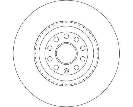 Bromsskiva DF4350S TRW, bild 3