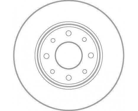 Bromsskiva DF4375 TRW, bild 2