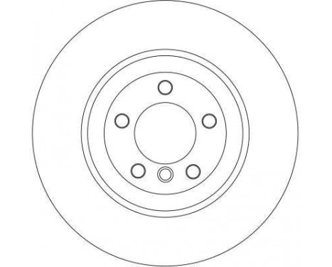 Bromsskiva DF4389S TRW, bild 3
