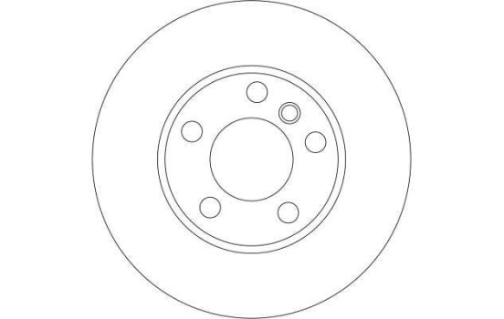 Bromsskiva DF4390S TRW, bild 2
