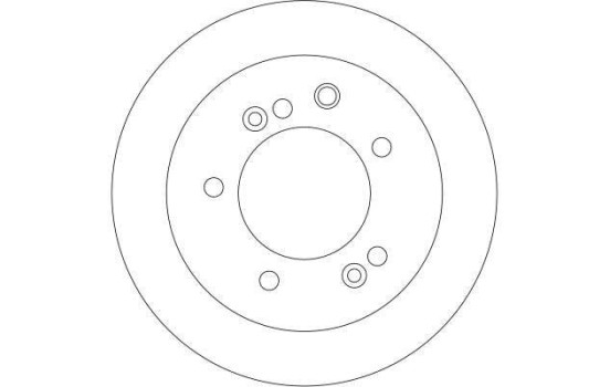 Bromsskiva DF4395S TRW, bild 2