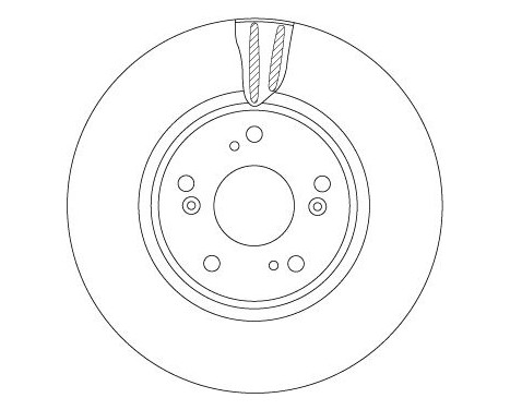 Bromsskiva DF4432S TRW, bild 3