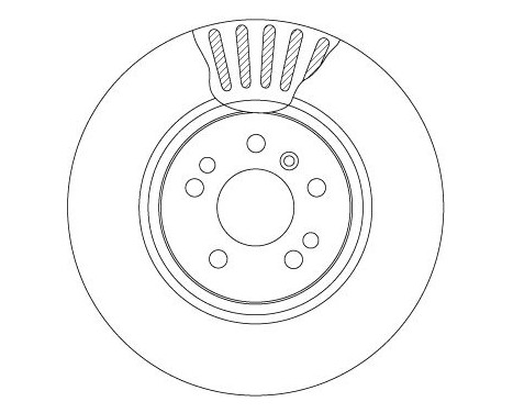 Bromsskiva DF4471S TRW, bild 3