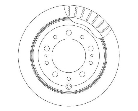 Bromsskiva DF4483 TRW, bild 3