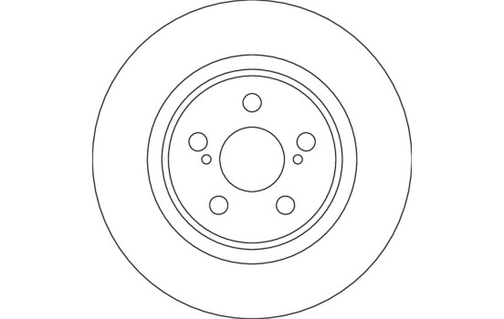 Bromsskiva DF4641 TRW