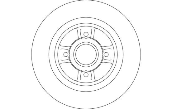 Bromsskiva DF4690BS TRW, bild 3