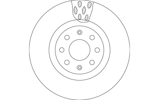 Bromsskiva DF4737 TRW, bild 3