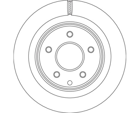 Bromsskiva DF4745 TRW, bild 3