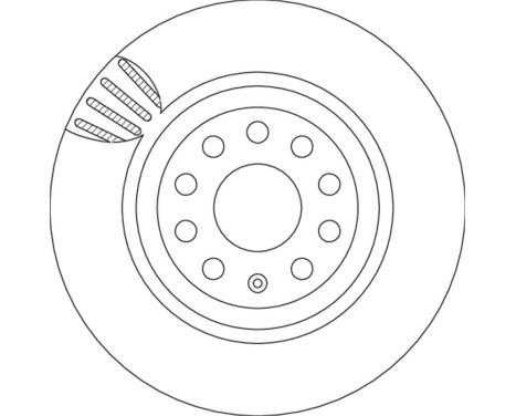 Bromsskiva DF4754 TRW, bild 3