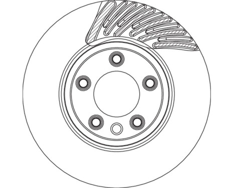 Bromsskiva DF4764S TRW, bild 2