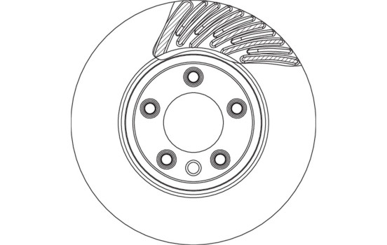 Bromsskiva DF4764S TRW, bild 2