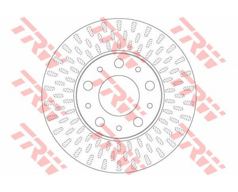 Bromsskiva DF4771S TRW