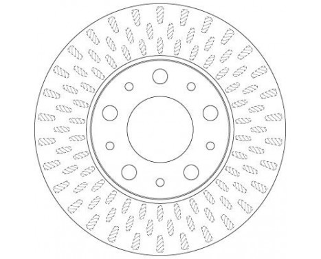 Bromsskiva DF4771S TRW, bild 3