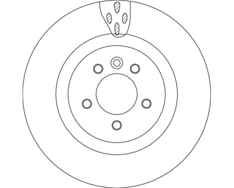 Bromsskiva DF4792S TRW, bild 3