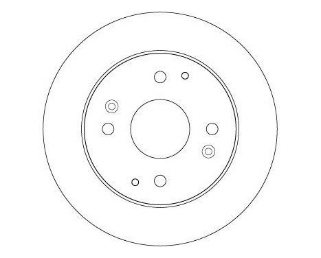 Bromsskiva DF4815 TRW, bild 3