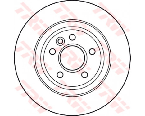 Bromsskiva DF4844 TRW, bild 2