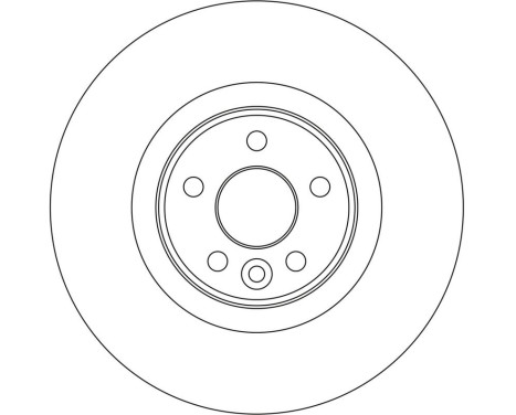 Bromsskiva DF4851S TRW, bild 3