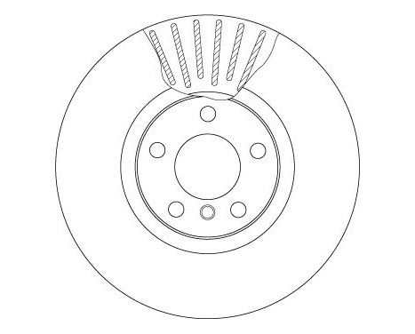 Bromsskiva DF4853S TRW, bild 3