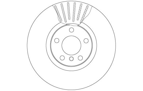Bromsskiva DF4853S TRW, bild 3