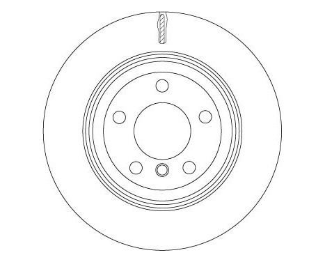 Bromsskiva DF4854S TRW, bild 3