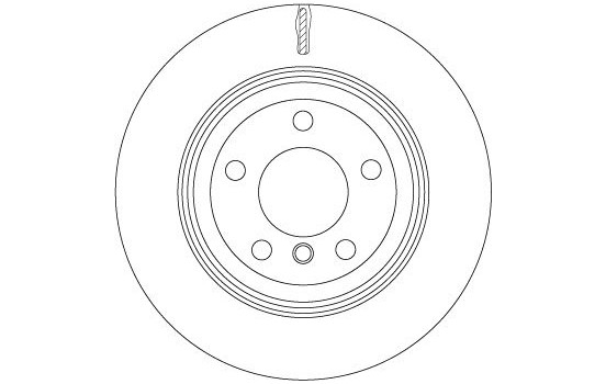 Bromsskiva DF4854S TRW, bild 3