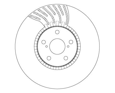 Bromsskiva DF4855S TRW, bild 3
