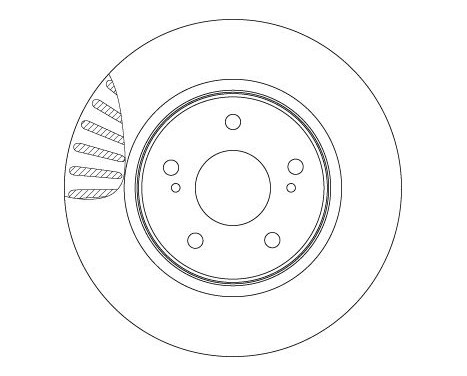 Bromsskiva DF4857S TRW, bild 3