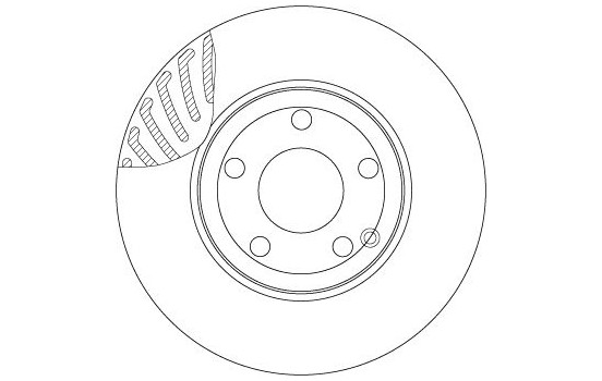 Bromsskiva DF4863S TRW, bild 3