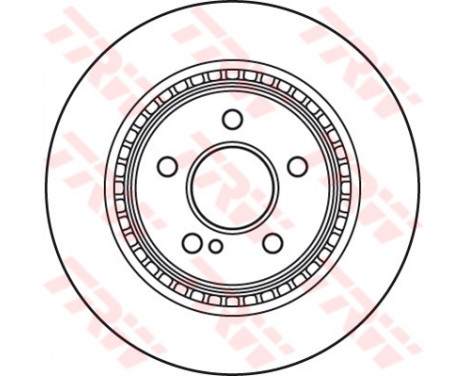 Bromsskiva DF4864S TRW, bild 2