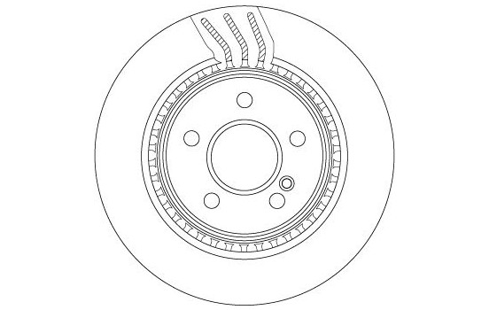 Bromsskiva DF4864S TRW, bild 4