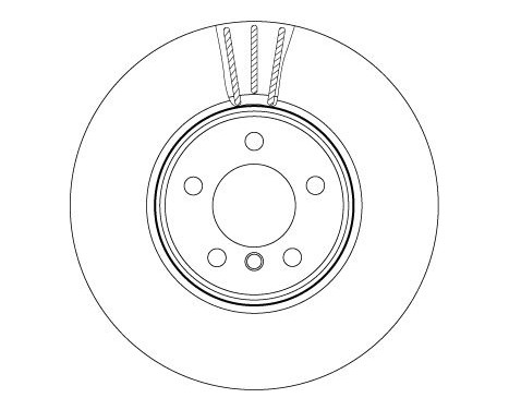 Bromsskiva DF4867S TRW, bild 3